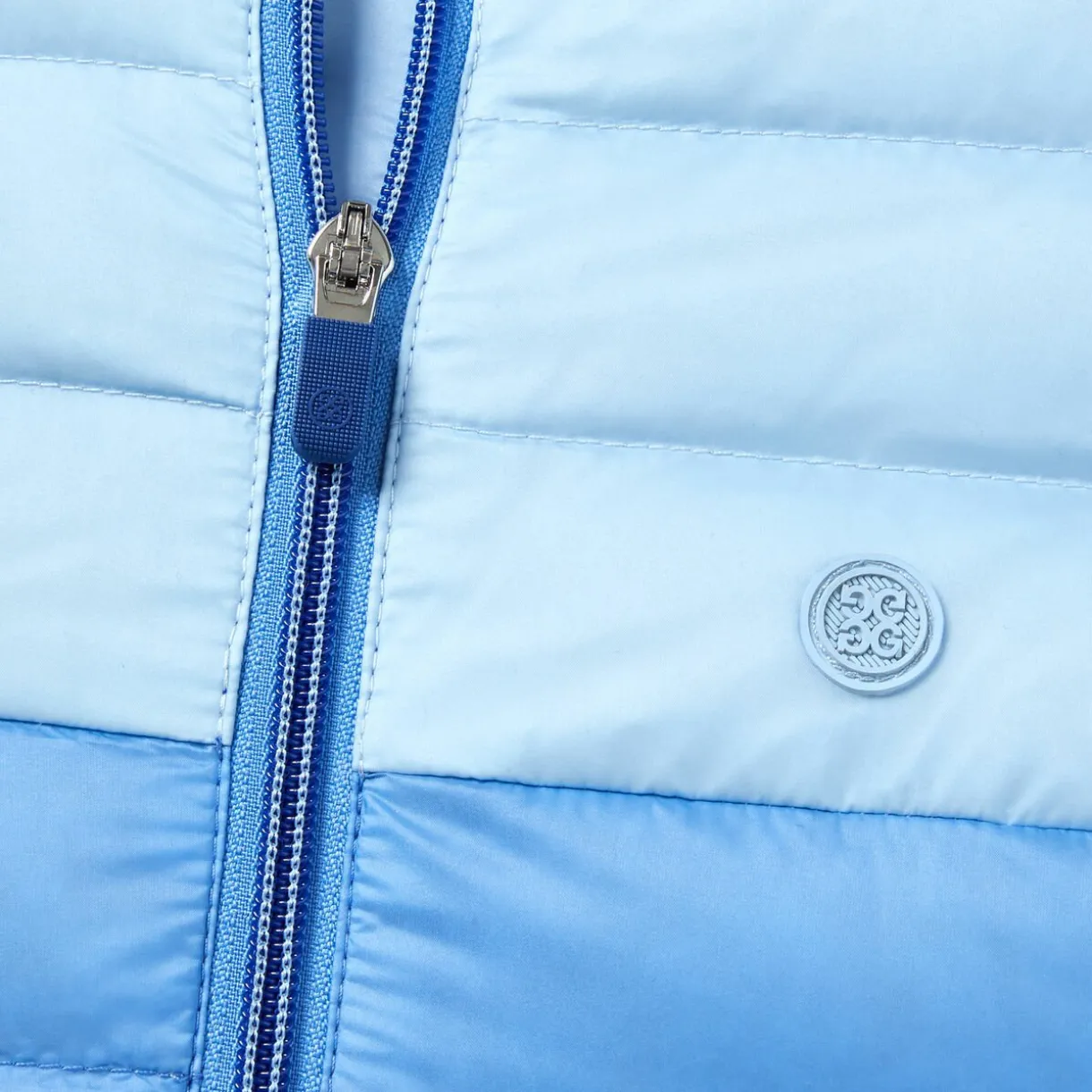 G/FORE Colour Block Lightweight Down Puffer Vest- Outerwear