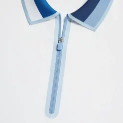 G/FORE Contrast Quarter Zip Tech Pique Polo- Polos