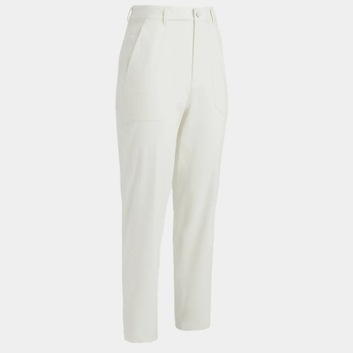 G/FORE Cotton Twill High Rise Straight Tapered Leg Trouser- Pants