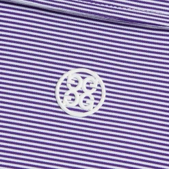 G/FORE Feeder Stripe Tech Jersey Button Down Collar Polo- Polos & Shirts
