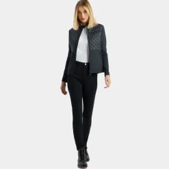 G/FORE Hybrid Moto Stretch Tech Interlock Jacket- Outerwear