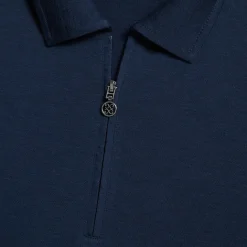 G/FORE Lightweight Tech Performance Fine Wool Long Sleeve Polo- Polos