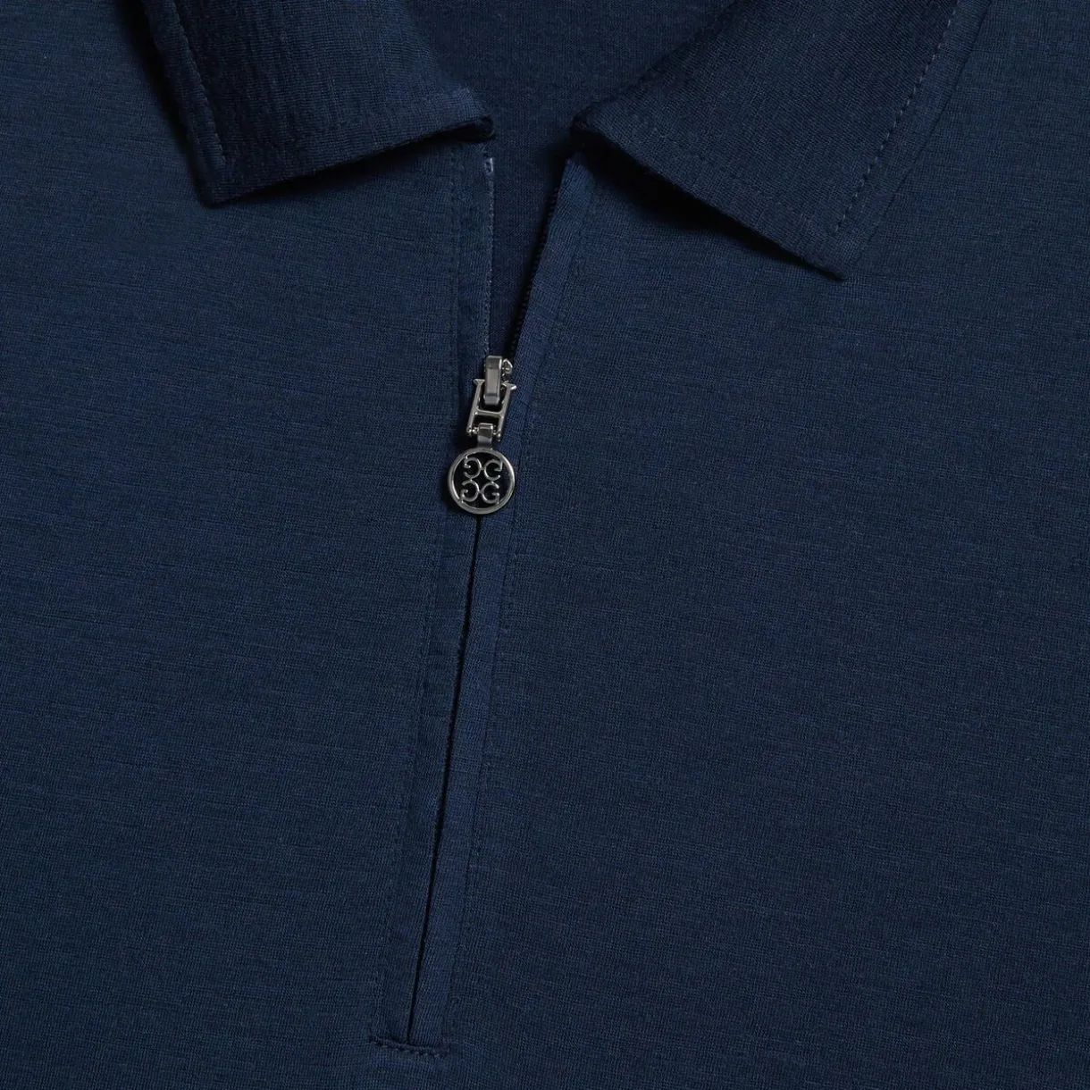 G/FORE Lightweight Tech Performance Fine Wool Long Sleeve Polo- Polos