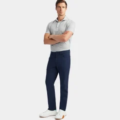 G/FORE Lightweight Technical Performance Fine Wool Modern Spread Collar Polo- Polos & Shirts