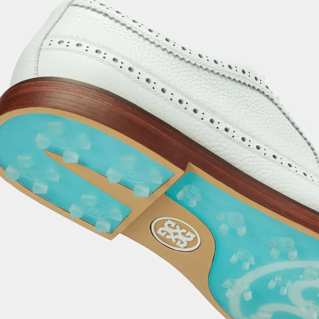 G/FORE Men's Gallivanter Leather Luxe Sole Longwing Golf Shoe- Gallivanter