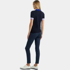 G/FORE Merino Wool Layered Short Sleeve Sweater Polo- Sweaters