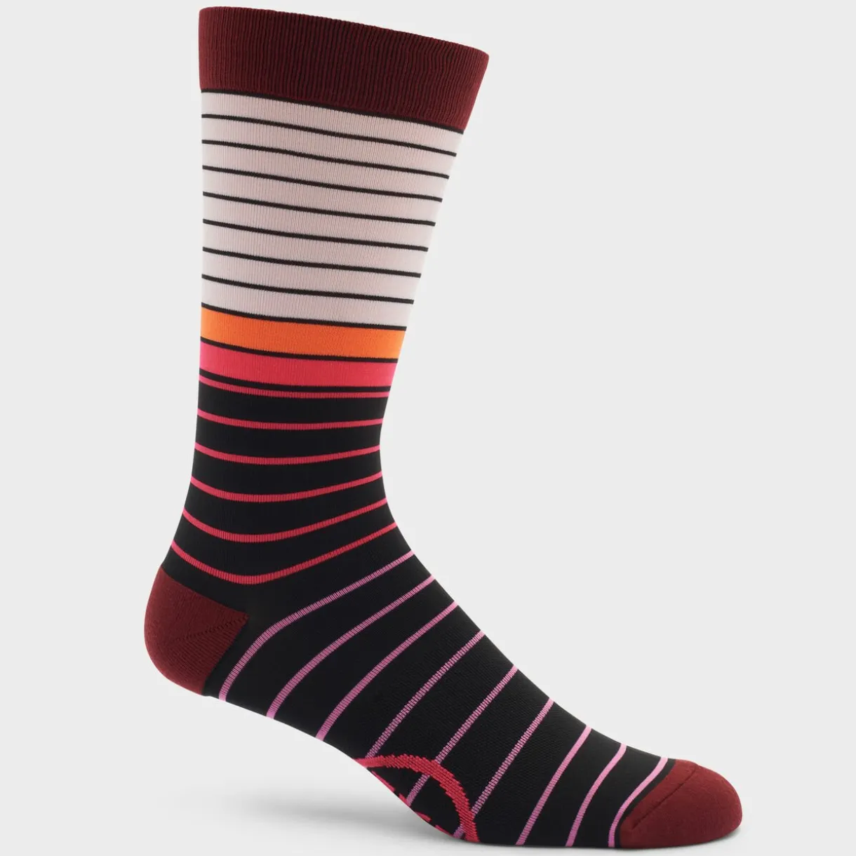 G/FORE Mixed Striped Compression Crew Sock- Socks