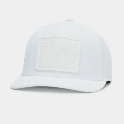 G/FORE Monochrome Pray For Birdies Stretch Twill Snapback Hat- Hats