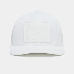 G/FORE Monochrome Pray For Birdies Stretch Twill Snapback Hat- Hats
