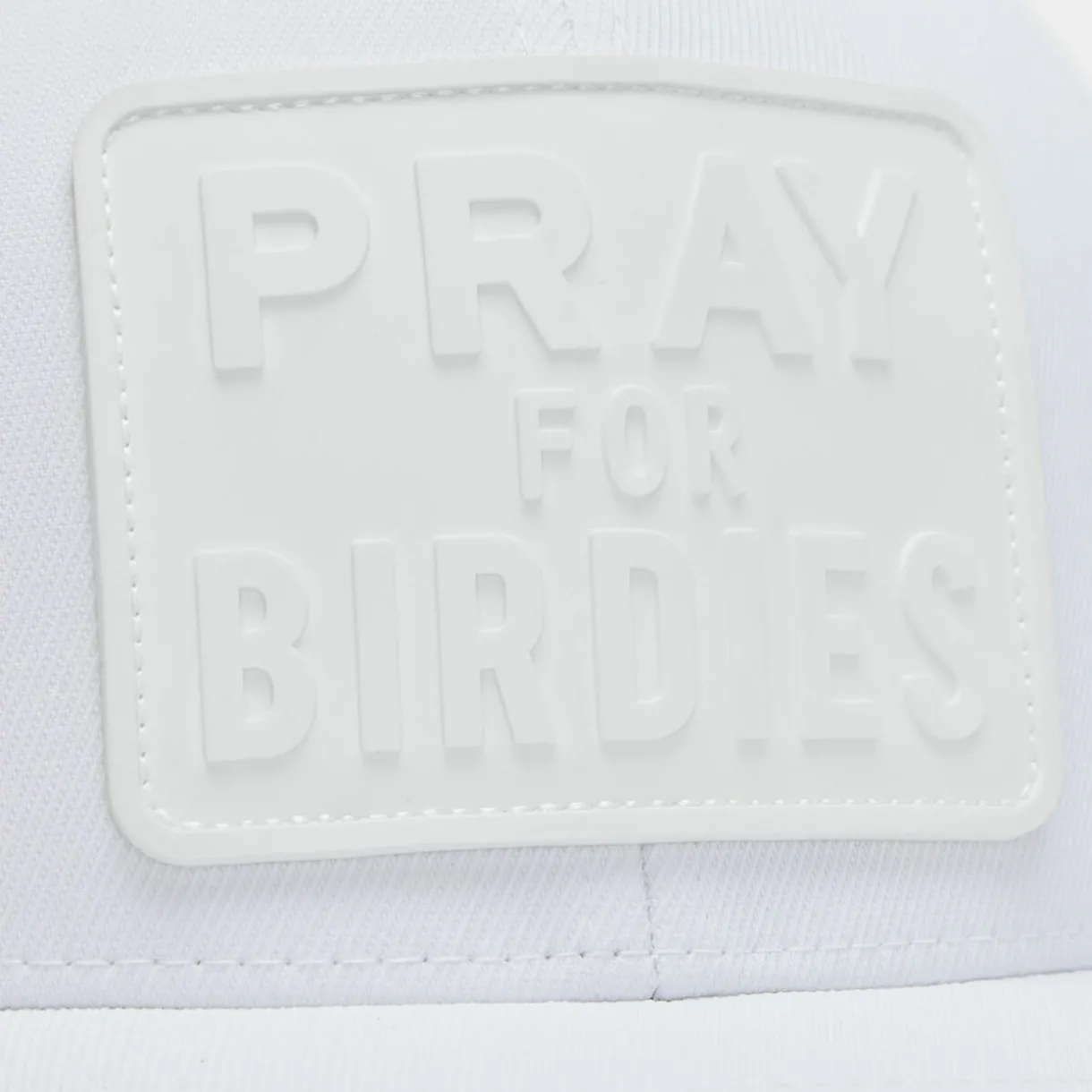 G/FORE Monochrome Pray For Birdies Stretch Twill Snapback Hat- Hats
