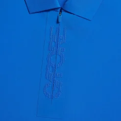 G/FORE Performance Nylon Perforated Circle G's Modern Spread Collar Polo- Polos & Shirts