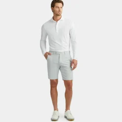 G/FORE Rib Gusset Long Sleeve Melange Ice Nylon Sun Shirt- Mid Layers