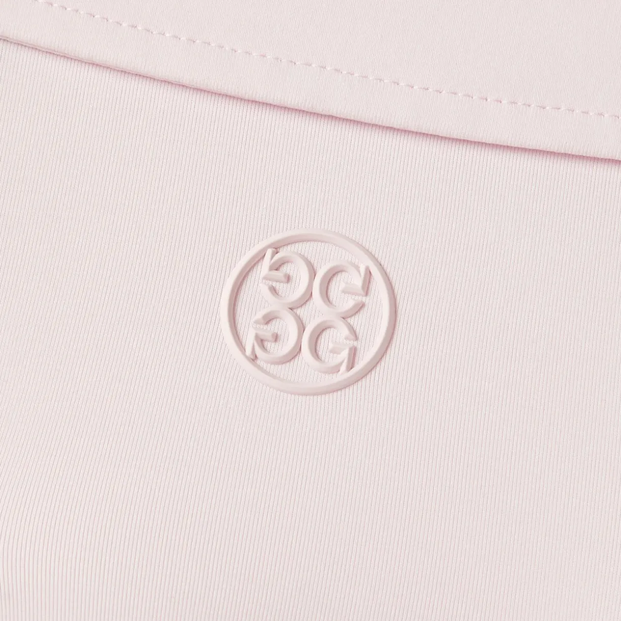 G/FORE Rib Gusset Melange Ice Nylon Spread Collar Polo- Polos & Shirts