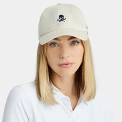 G/FORE Skull & Tees Cotton Twill Relaxed Fit Snapback Hat- Hats