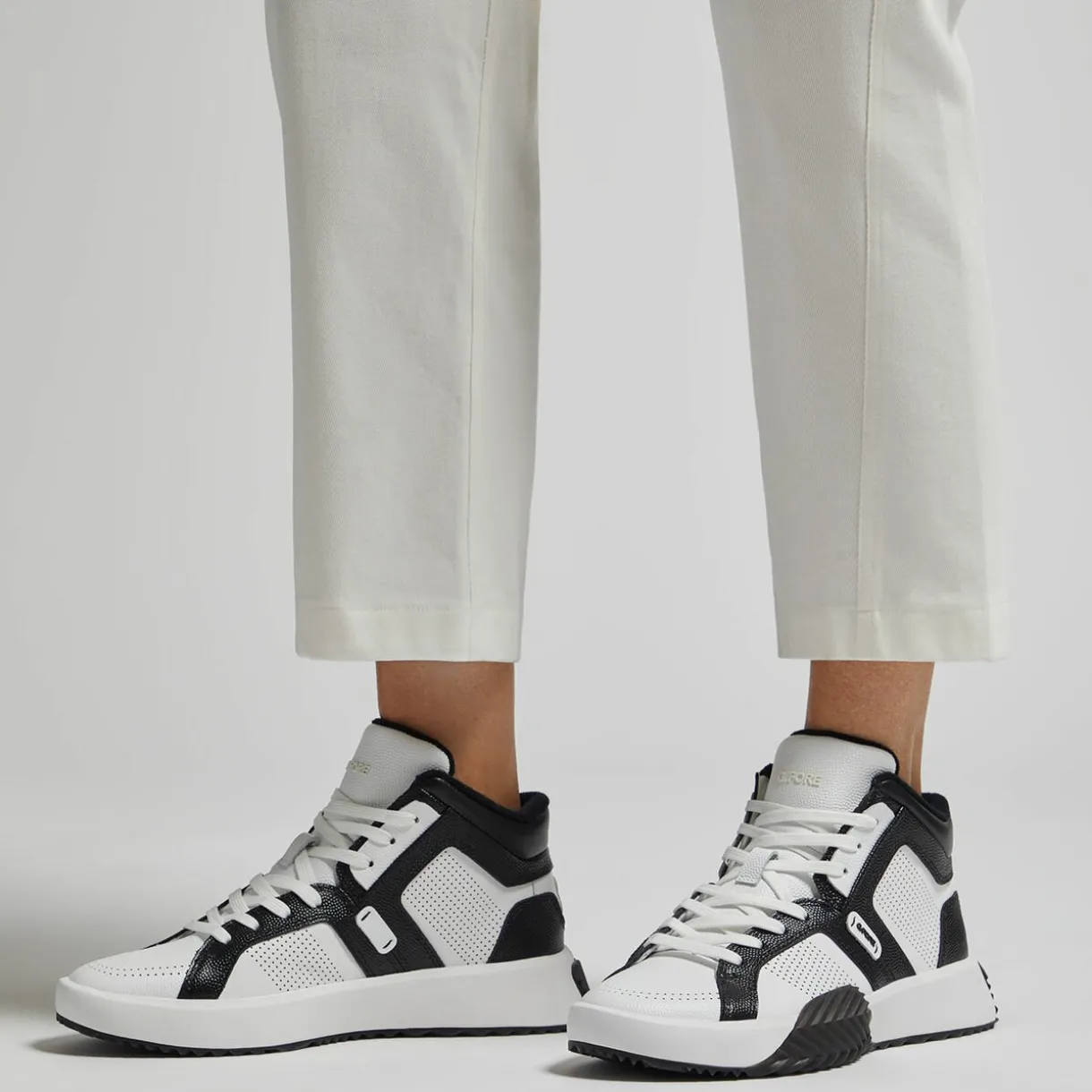 G/FORE Unisex G.112 Leather Mid-Top Street Shoe- G.112 Street